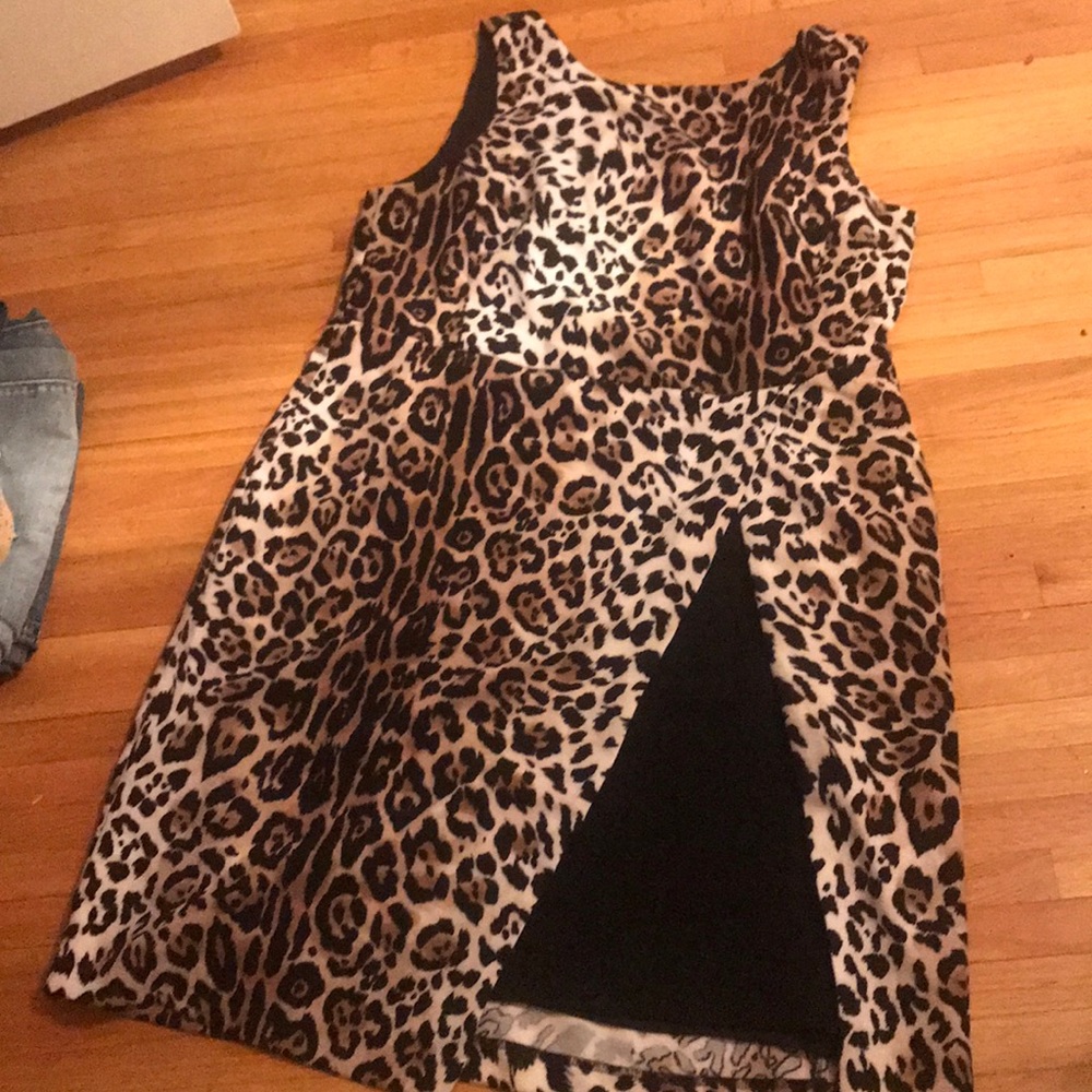 Leopard print dress